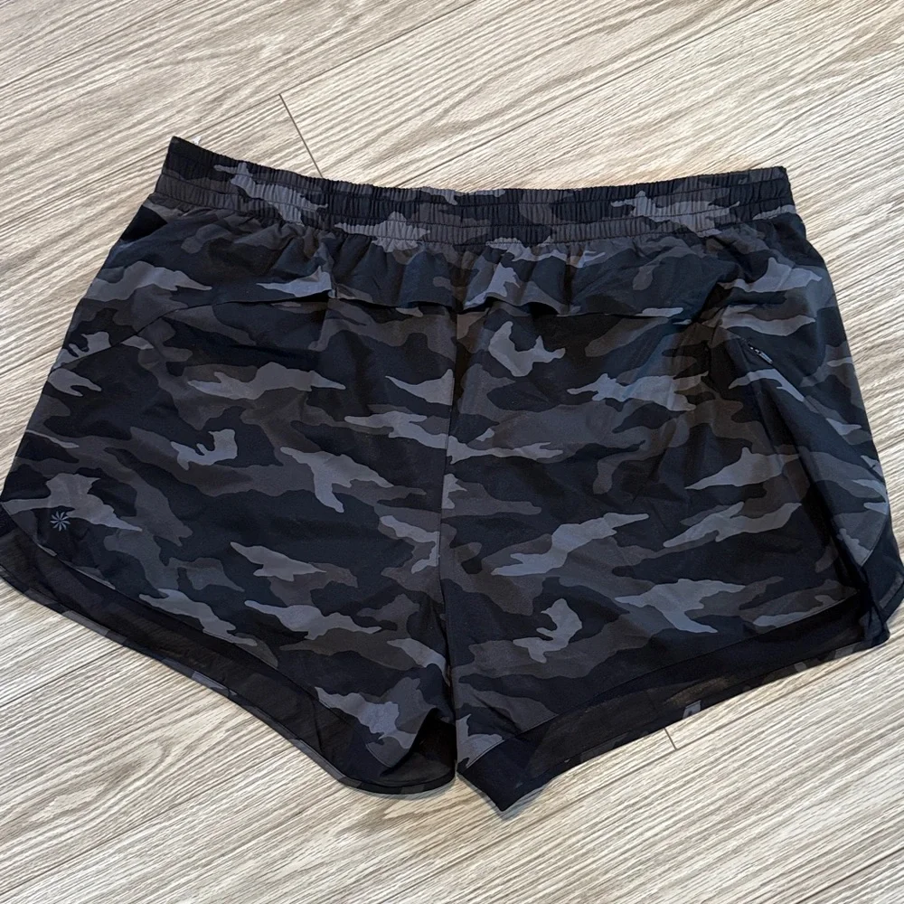 Mesh Racer Run Mid Rise 4" Short - Picture 6 of 8